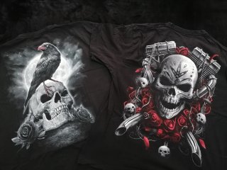 Camisetas Gráficas Calavera