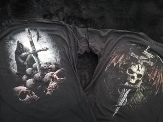 Camisetas Gráficas Calavera