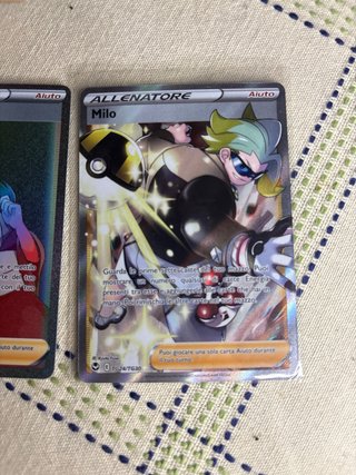 4 Carte Allenatore Pokemon ITA