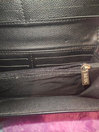 Cartera de mano MSK negra
