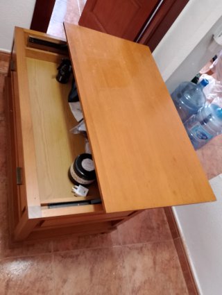 Mesa de madera extensible