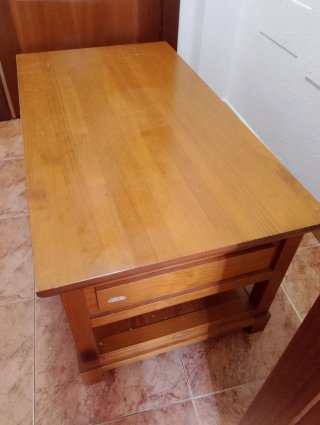 Mesa de madera extensible