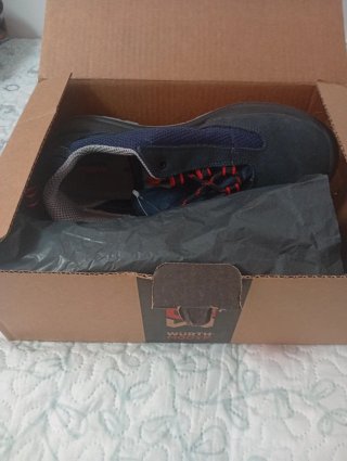 Botas de seguridad Würth azules y grises