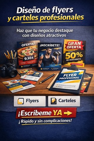 Diseños que venden | Flyers y carteles que llaman