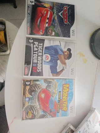 Pack 3 Juegos Wii: Cars, Tiger Woods, Monster 4x4
