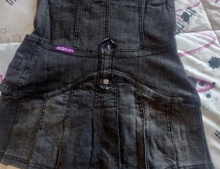 Vestido vaquero Koroshi con capucha Talla S