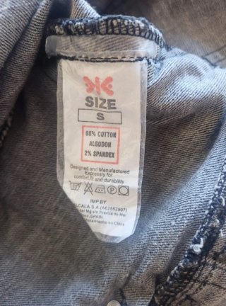 Vestido vaquero Koroshi con capucha Talla S