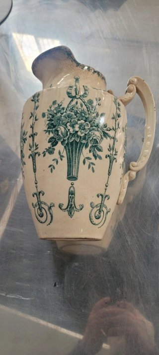 Jarra porcelana Gien vintage Francia