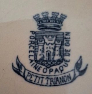 Jarra porcelana Gien vintage Francia