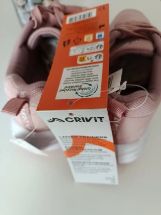 Zapatillas deportivas Crivit rosas y blancas