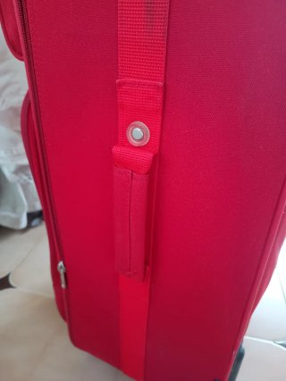 Maleta Grande Samsonite Vintage Roja 2 Ruedas