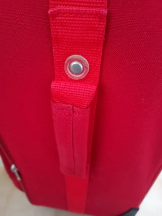 Maleta Grande Samsonite Vintage Roja 2 Ruedas