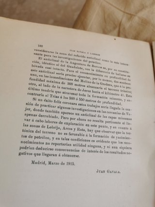 Boletin instituto geológico 1916 Juan Gavala