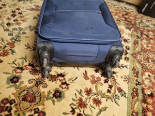 Maleta de mano Vroncato 4 ruedas azul