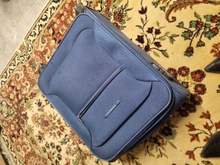 Maleta de mano Vroncato 4 ruedas azul