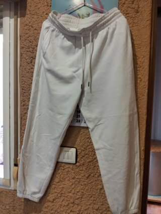 Pantalón chándal blanco