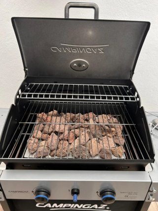 Barbacoa Campingaz Negra y Plateada