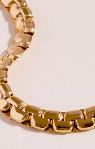Collar Acero Inox Baño Oro 18k