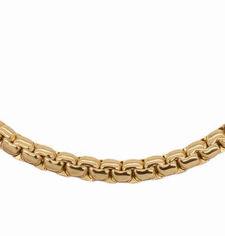 Collar Acero Inox Baño Oro 18k