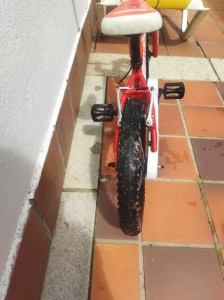 Bicicleta Infantil Roja 16 Rider
