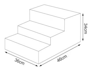 Escaleras para Perro 41x34x33
