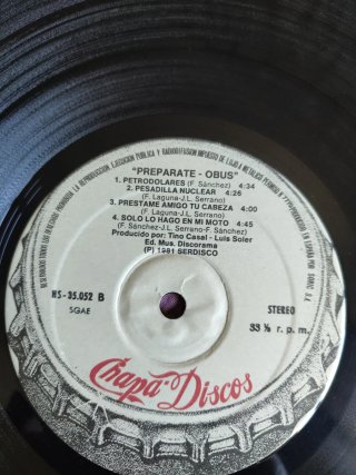 Vinilo Opus - Preparate