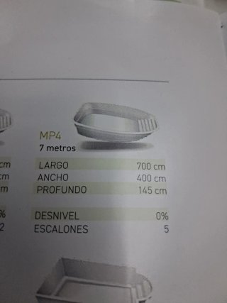 Piscina de fibra MP1 - Casco