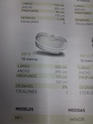 Piscina de fibra MP1 - Casco