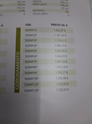 Piscina de fibra MP1 - Casco