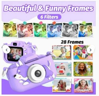 Cámara Infantil Diseño Perrito + SD 32GB