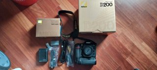 Camara y objetivo Nikon