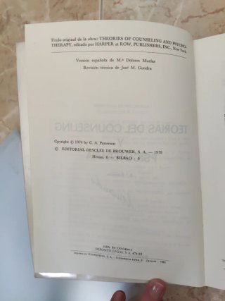 Teorías del counseling y psicoterapia
