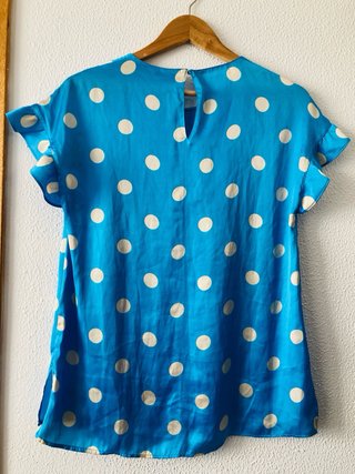Blusa Zara lunares volantes