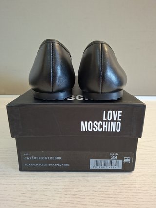 Bailarinas Love Moschino Talla 39 Negras