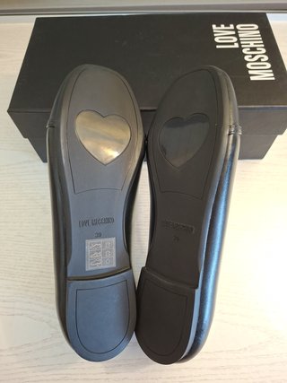 Bailarinas Love Moschino Talla 39 Negras