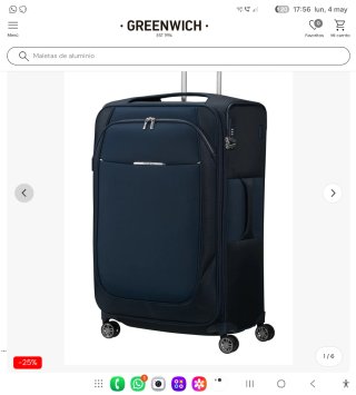 Maleta Samsonite 4 ruedas extensible
