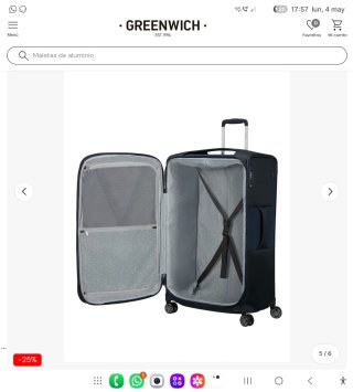Maleta Samsonite 4 ruedas extensible