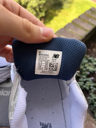 New Balance 530 Blanco Azul Marino Plata