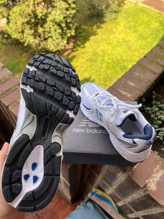 New Balance 530 Blanco Azul Marino Plata