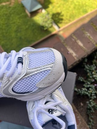 New Balance 530 Blanco Azul Marino Plata