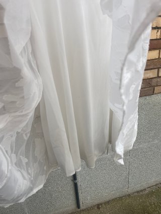 Vestido blanco boho talla única