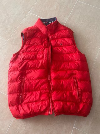 Chaleco Tommy Hilfiger niño rojo