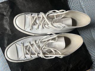 Zapatillas Converse Piel Blancas Talla 38