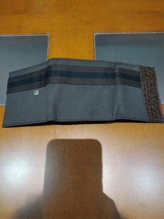 Cartera Adolfo Domínguez Negra/Gris Nueva
