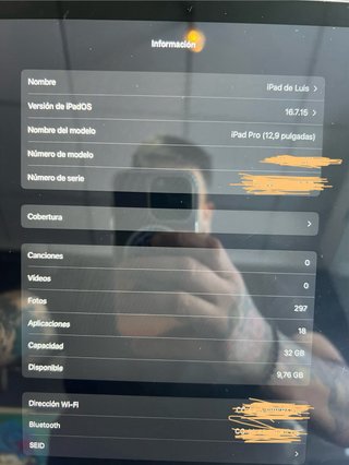 Apple iPad Pro Plata 12,9 pulgadas  Primera gen