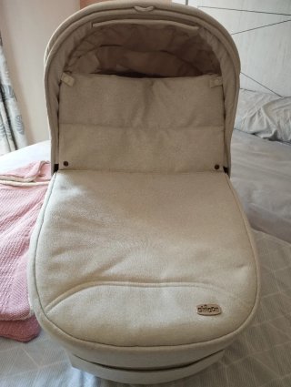 Capazo Chicco Bellagio+saco borreguito+protector