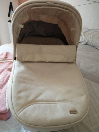 Capazo Chicco Bellagio+saco borreguito+protector