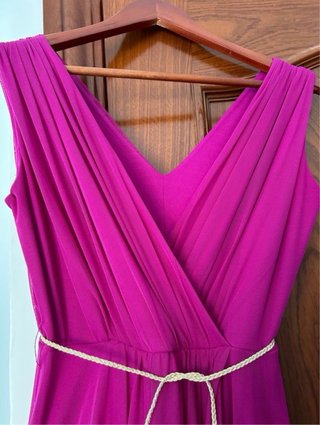 Vestido de fiesta morado