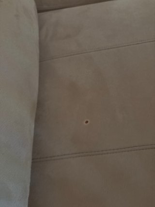 Sofá Chaiselongue Beige/Marrón