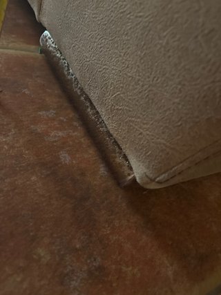 Sofá Chaiselongue Beige/Marrón